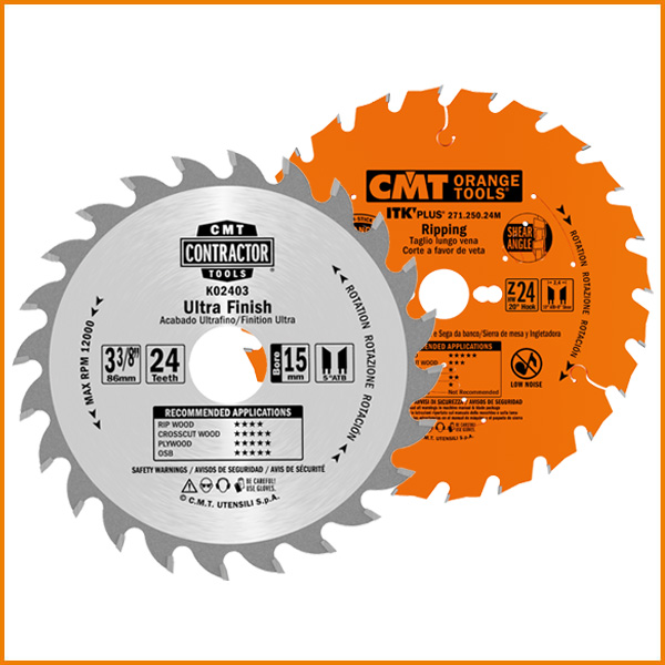Circular saw blades CMT Contractor Tools® - ITKPlus®
