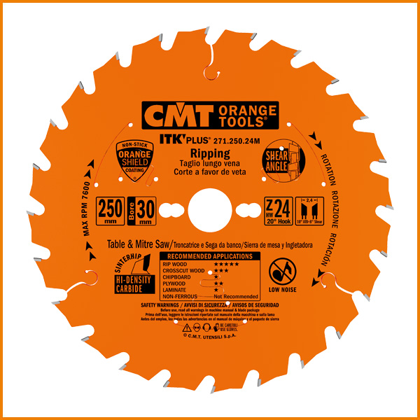 Circular saw blades CMT Contractor Tools® - ITKPlus®